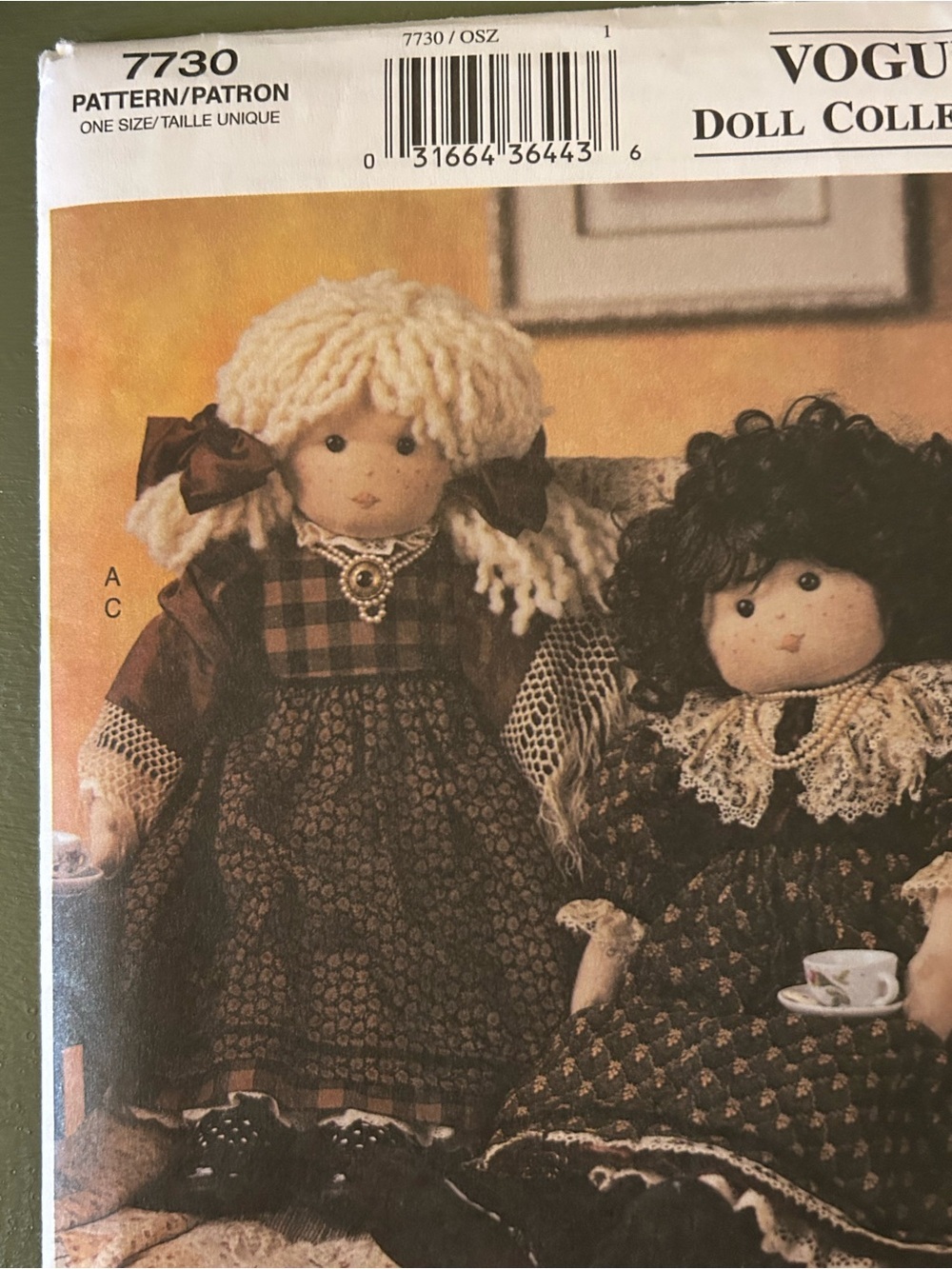 Vogue 7730 Doll Collection 26” Dolls And Clothes Designed by Linda Carr New